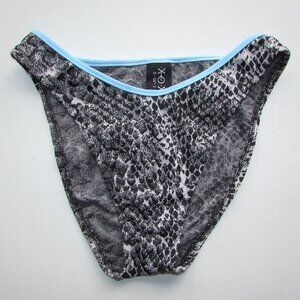 XOXO Animal Print High Cut Legs Bikini Bottoms - S - NEW
